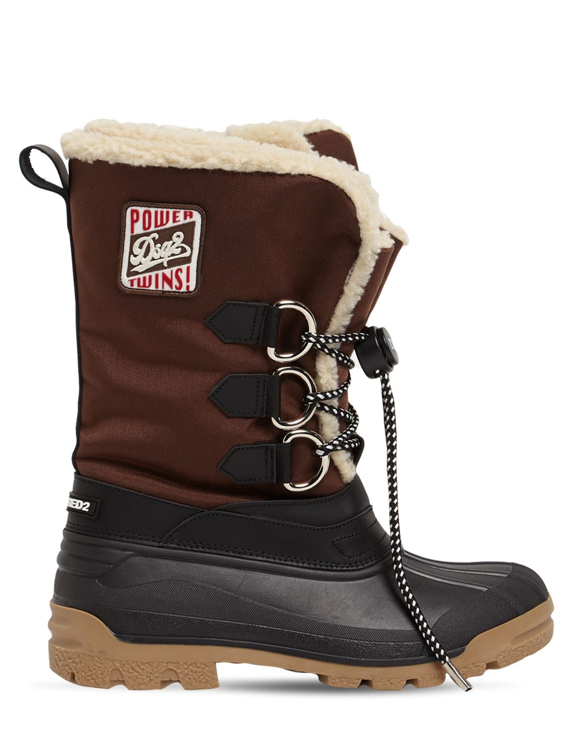 Nylon Duck Snow Boots W/ Patch