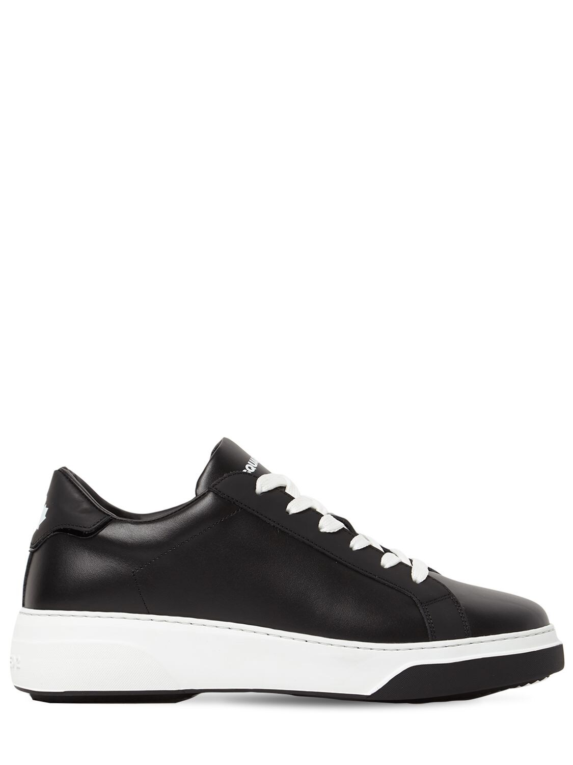 DSQUARED2 BUMPER LEATHER SNEAKERS,74I075009-MJEYNA2