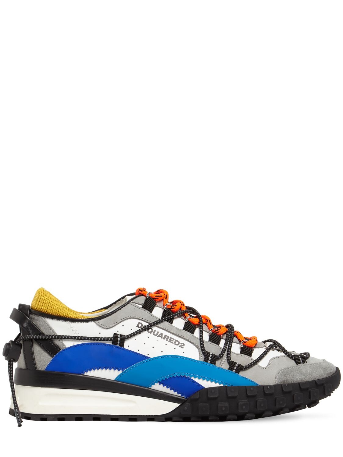 Legend Double Wave Leather Sneakers In Multicolor