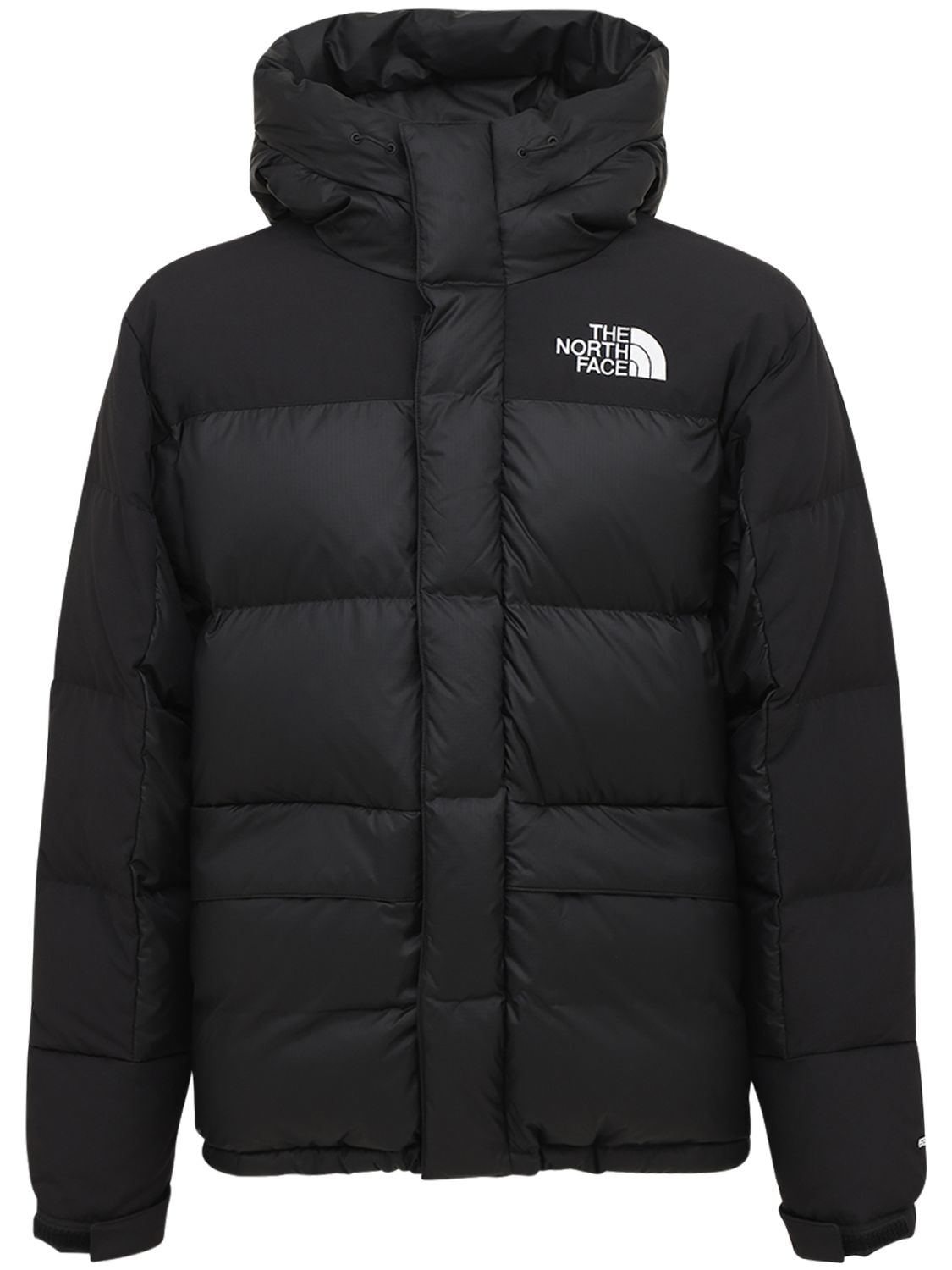 The North Face Himalayan Hooded Down Parka In Tnf Black