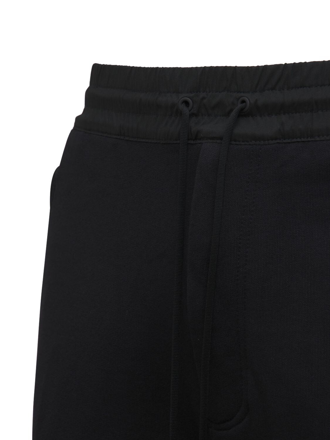 Y 3 Relaxed Stretch Wool Blend Trousers In Black Modesens