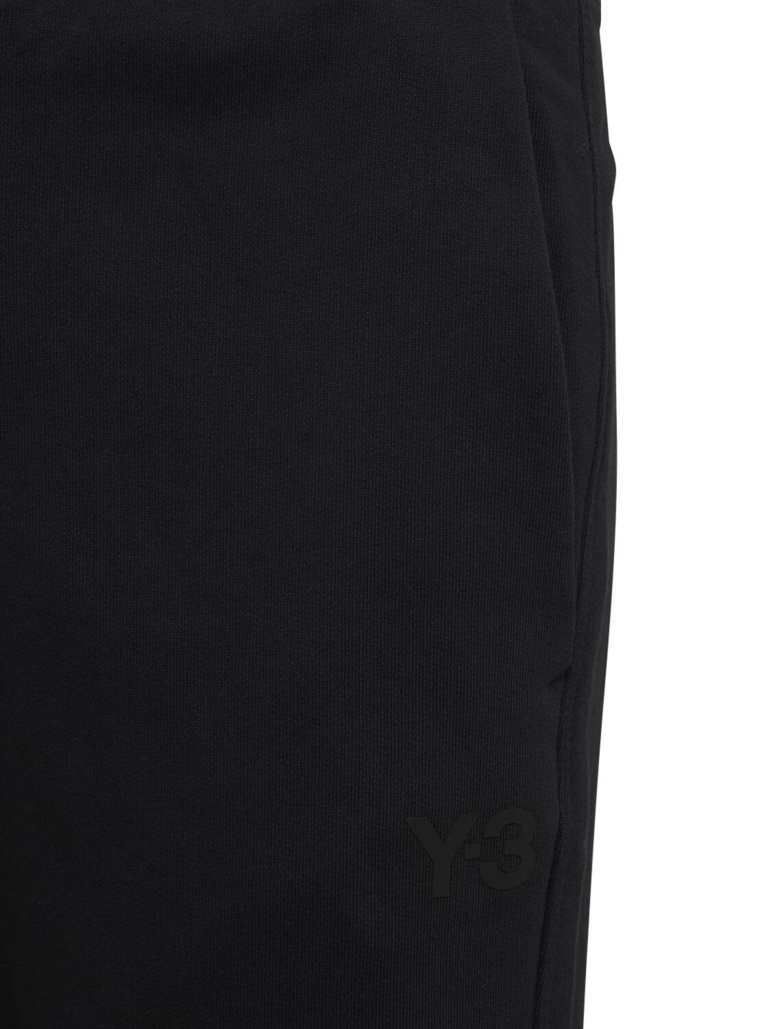 Y 3 Relaxed Stretch Wool Blend Trousers In Black Modesens