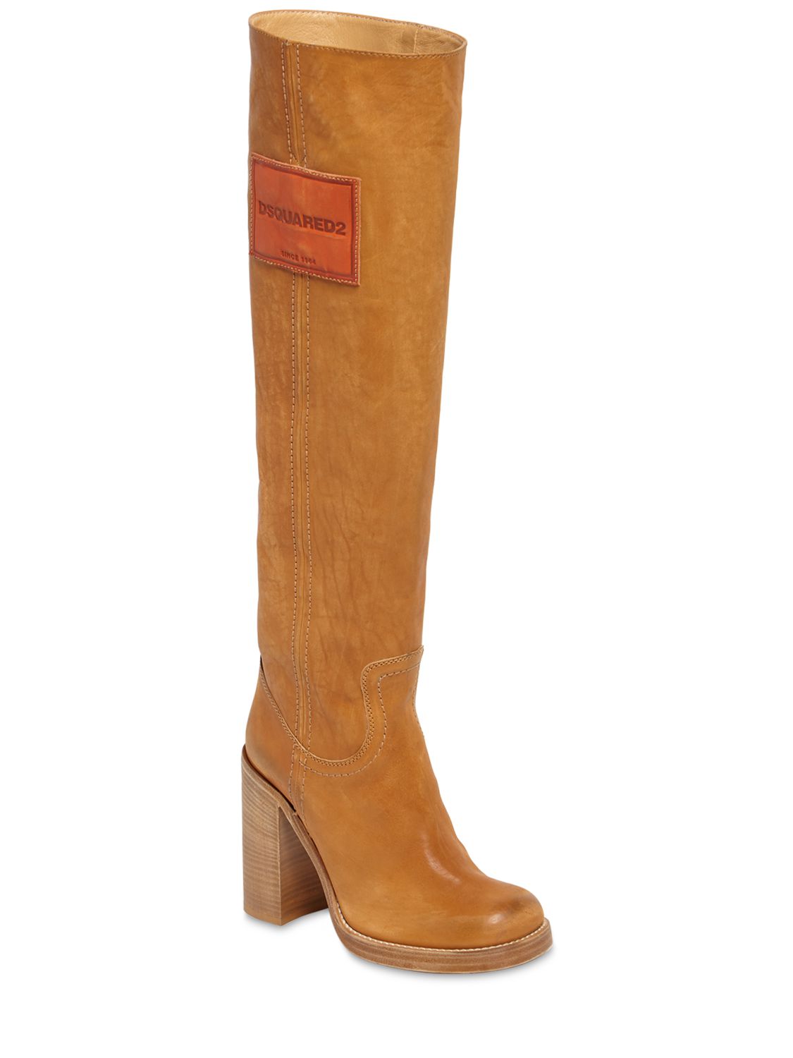 knee high clog boots