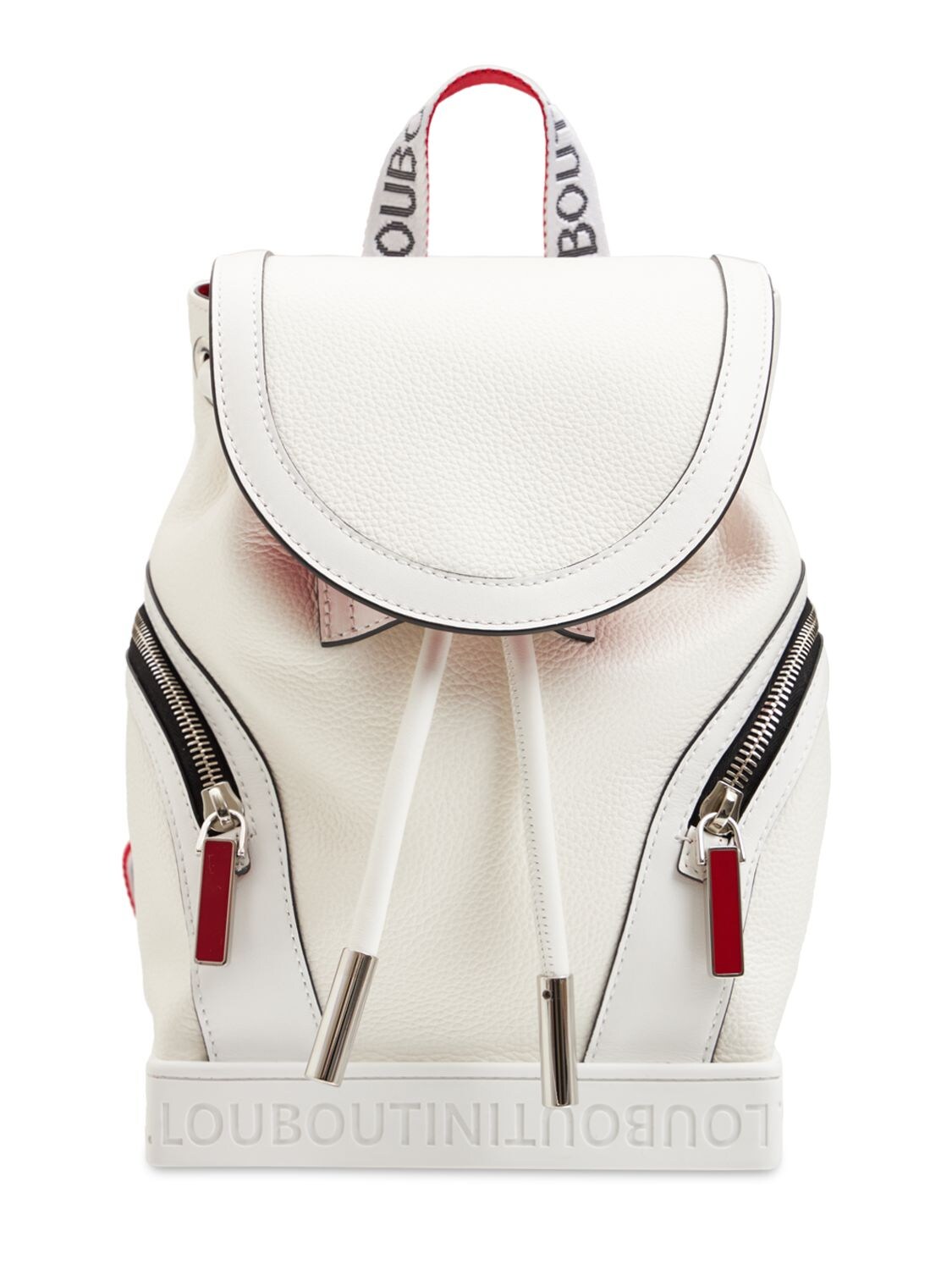 Christian Louboutin Explorafunk Small Empire Backpack In Snow