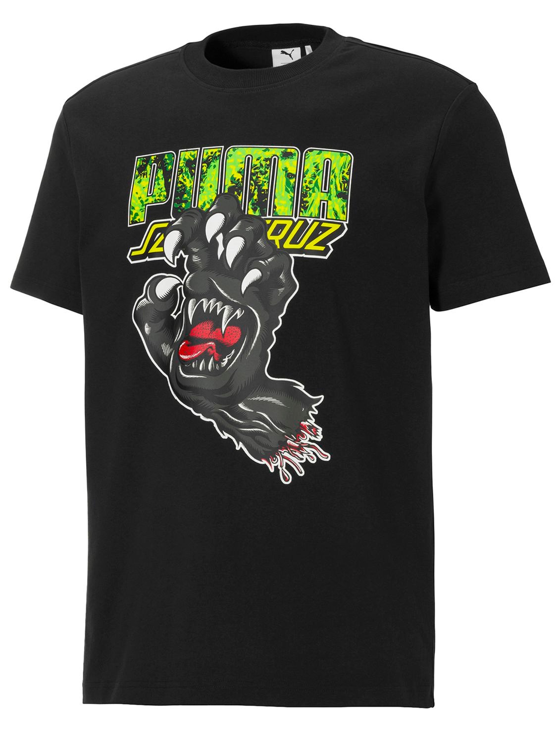 PUMA SANTA CRUZ COTTON JERSEY T-SHIRT,74I0II023-MDE1