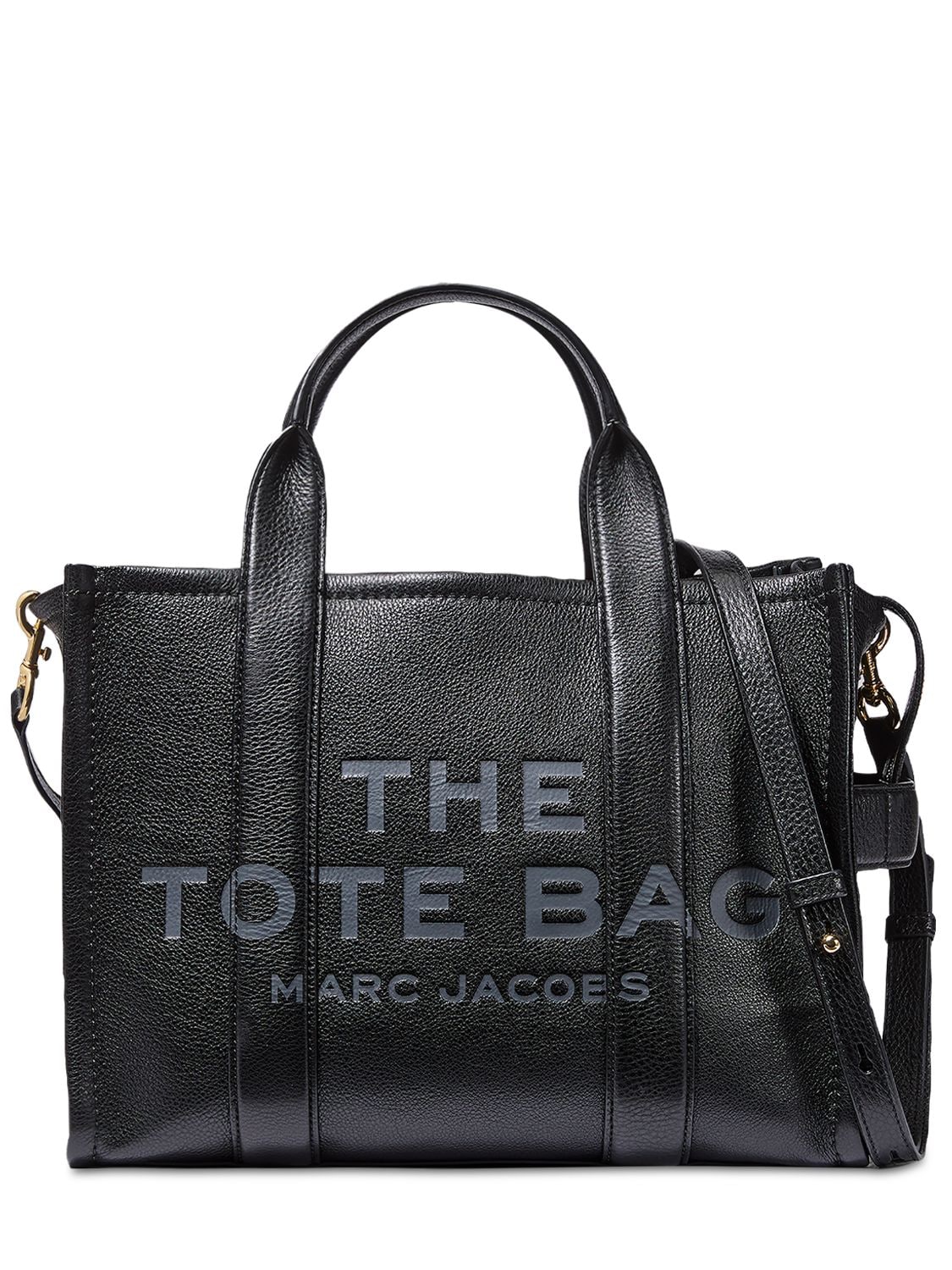 Marc Jacobs (the) Medium The Tote Leather Bag In Black