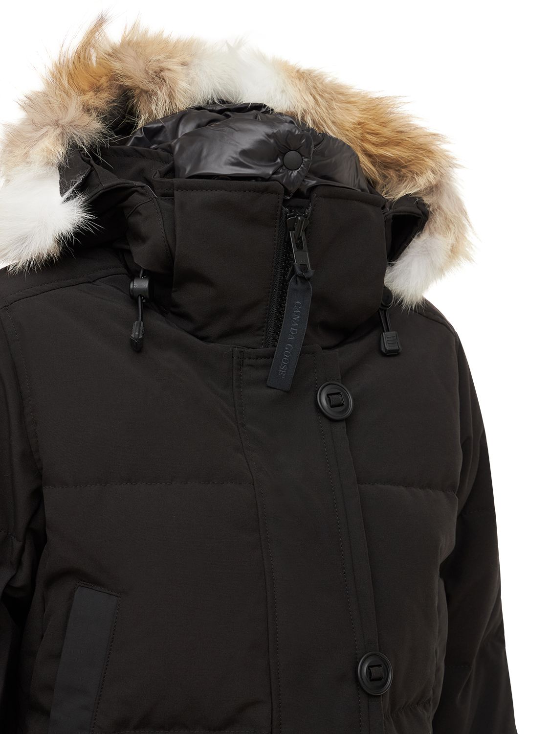 Shop Canada Goose Black Label Aldridge Nylon Down Jacket