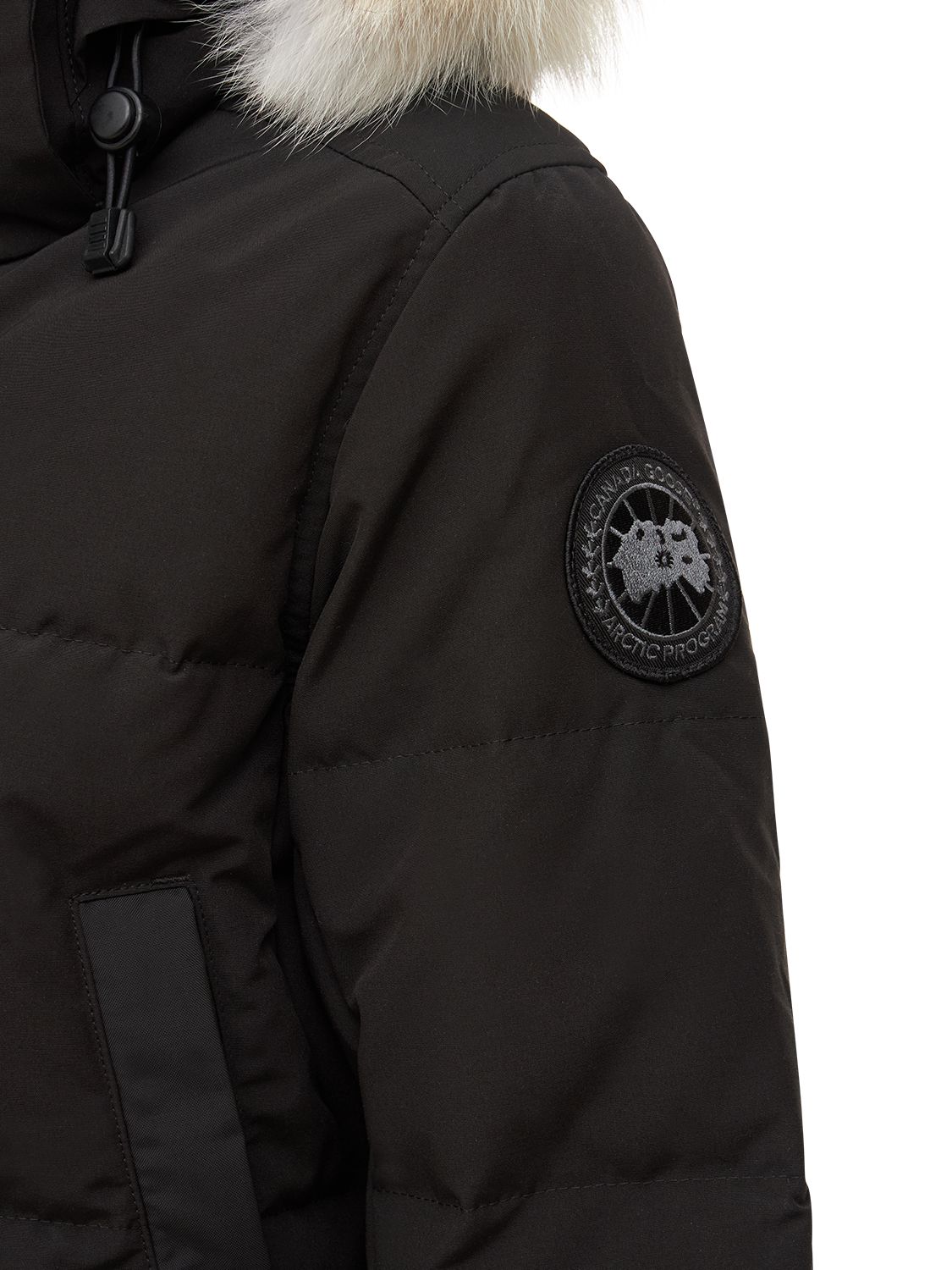 Shop Canada Goose Black Label Aldridge Nylon Down Jacket