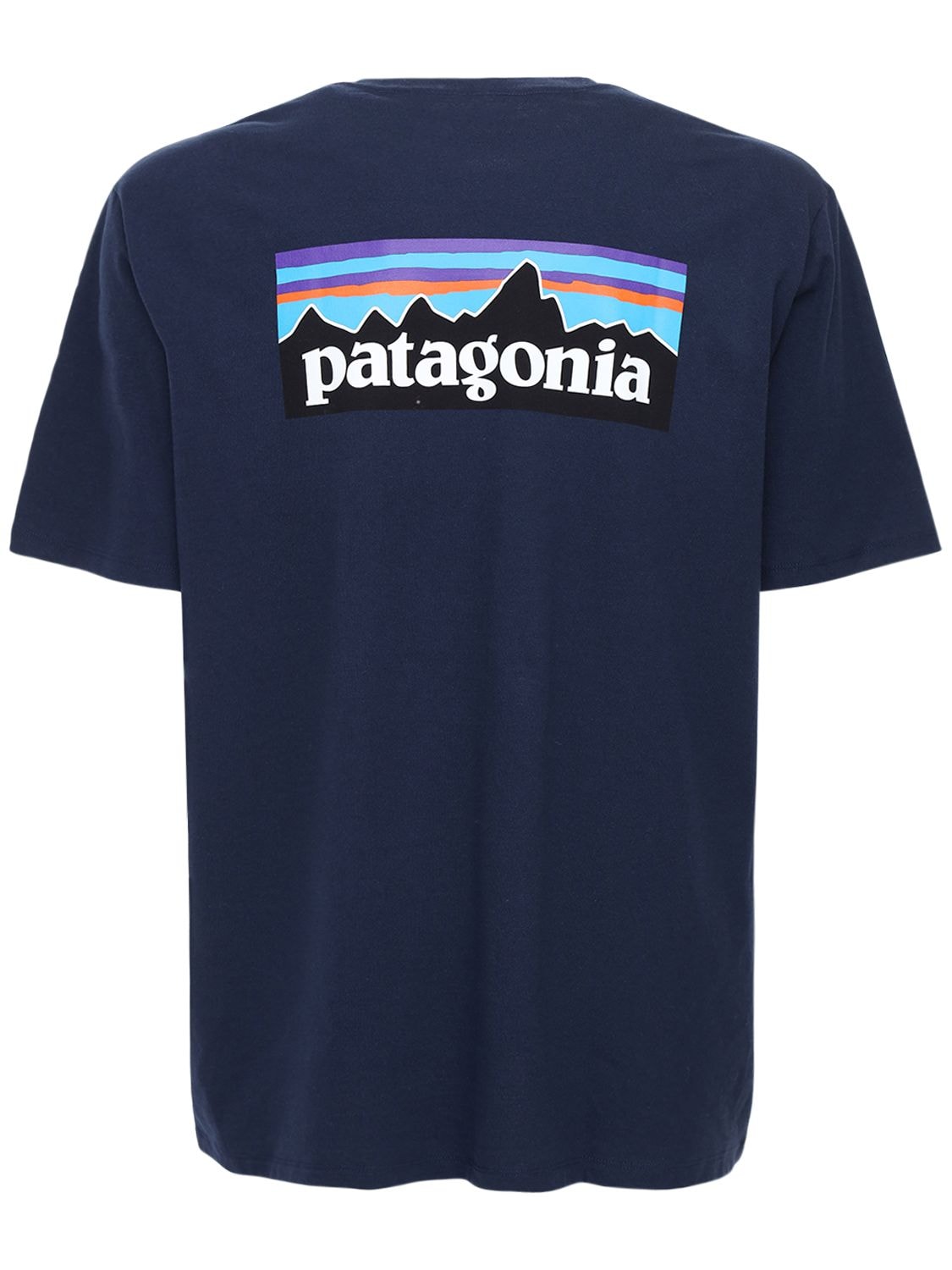 Patagonia P-6 Logo Responsibili-tee T-shirt In 海军蓝