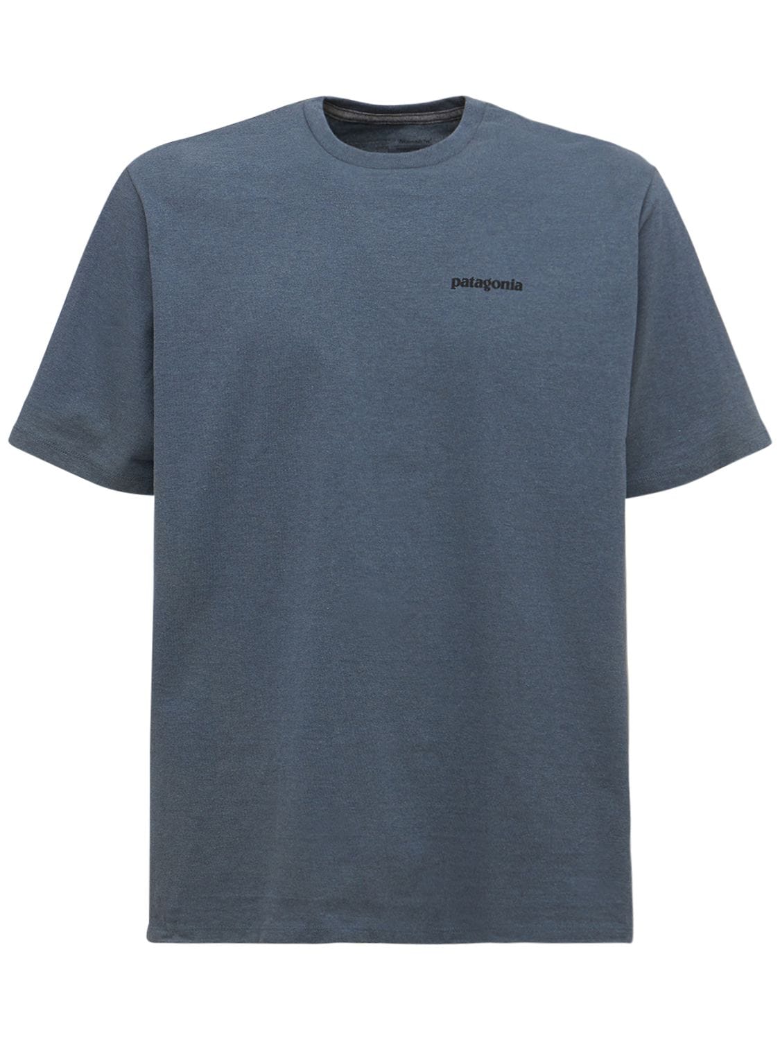Patagonia P-6 Logo Responsibili-tee T-shirt In Plume Grey