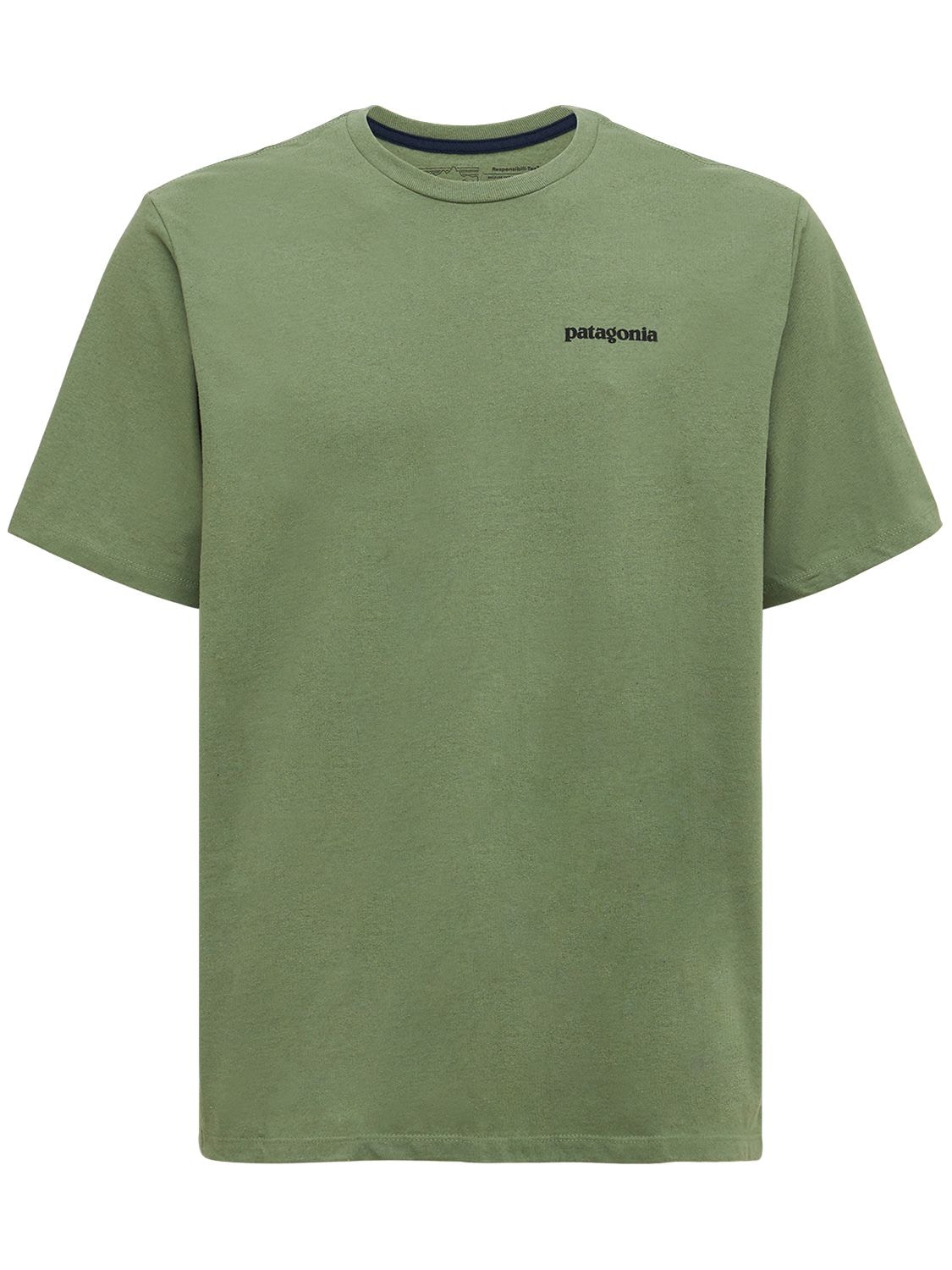 Patagonia P-6 Logo Responsibili-tee T-shirt In Sedge Green