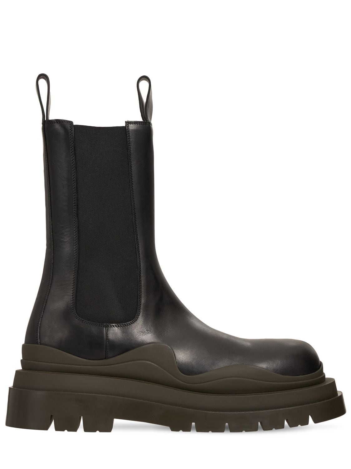 Tire Leather Chelsea Boots
