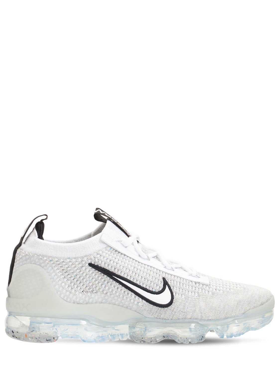 Nike Big Kids Air Vapormax 2021 Flyknit Casual Sneakers From Finish Line In 화이트,블랙