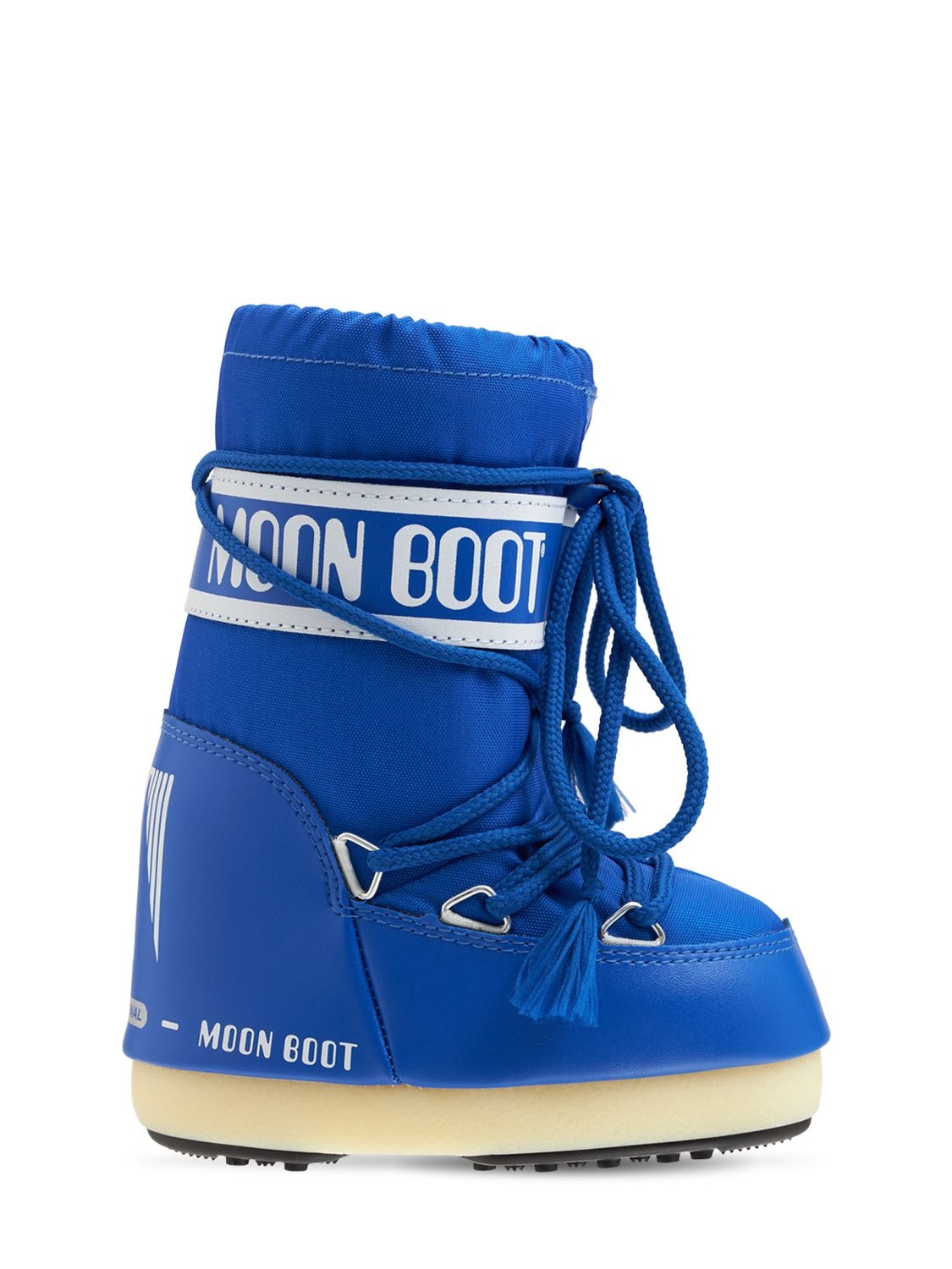 Moon Boot Kids' Nylon Snow Boots In 蓝色