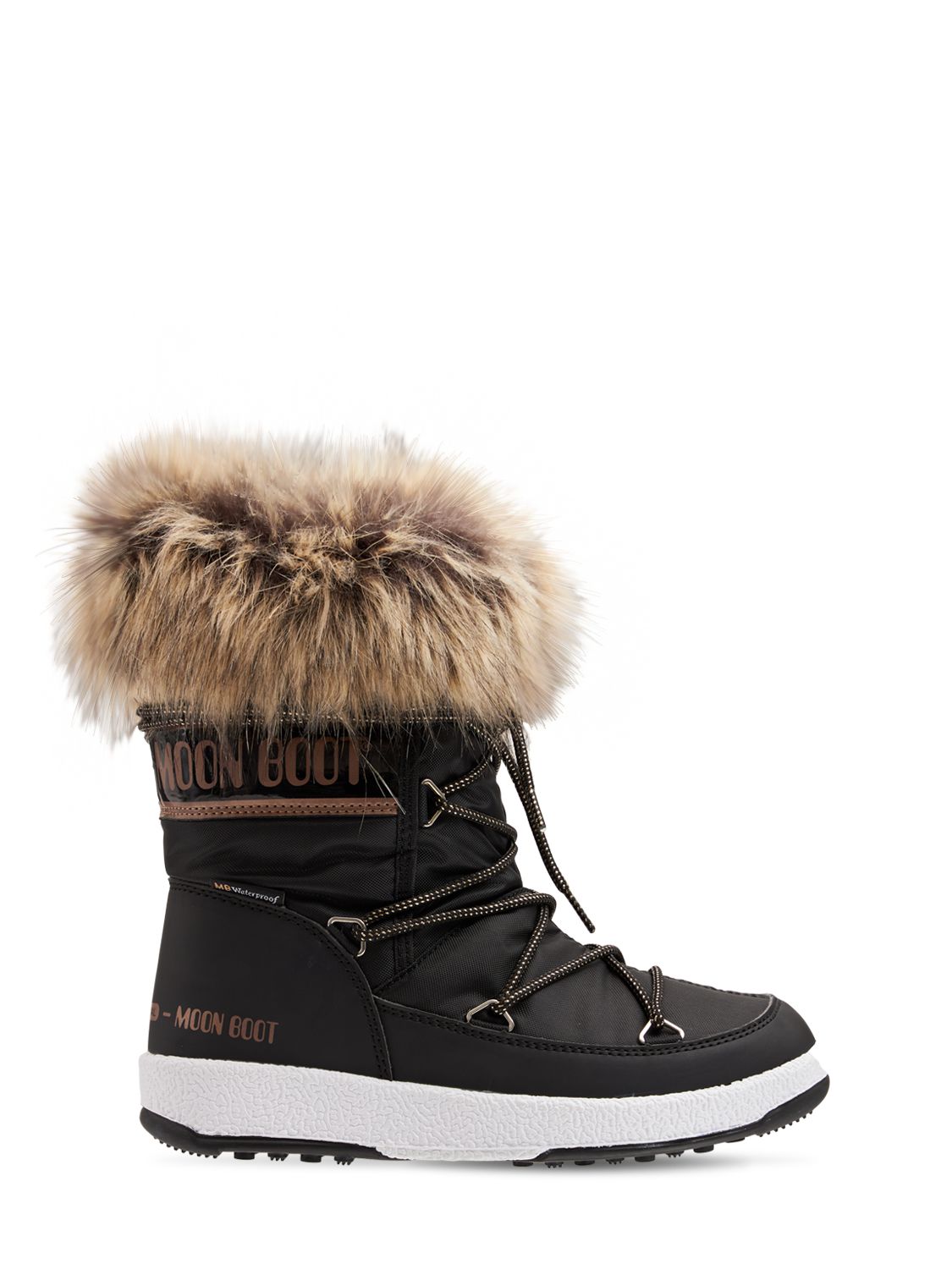 Schneestiefel Aus Nylon Mit Kunstpelz