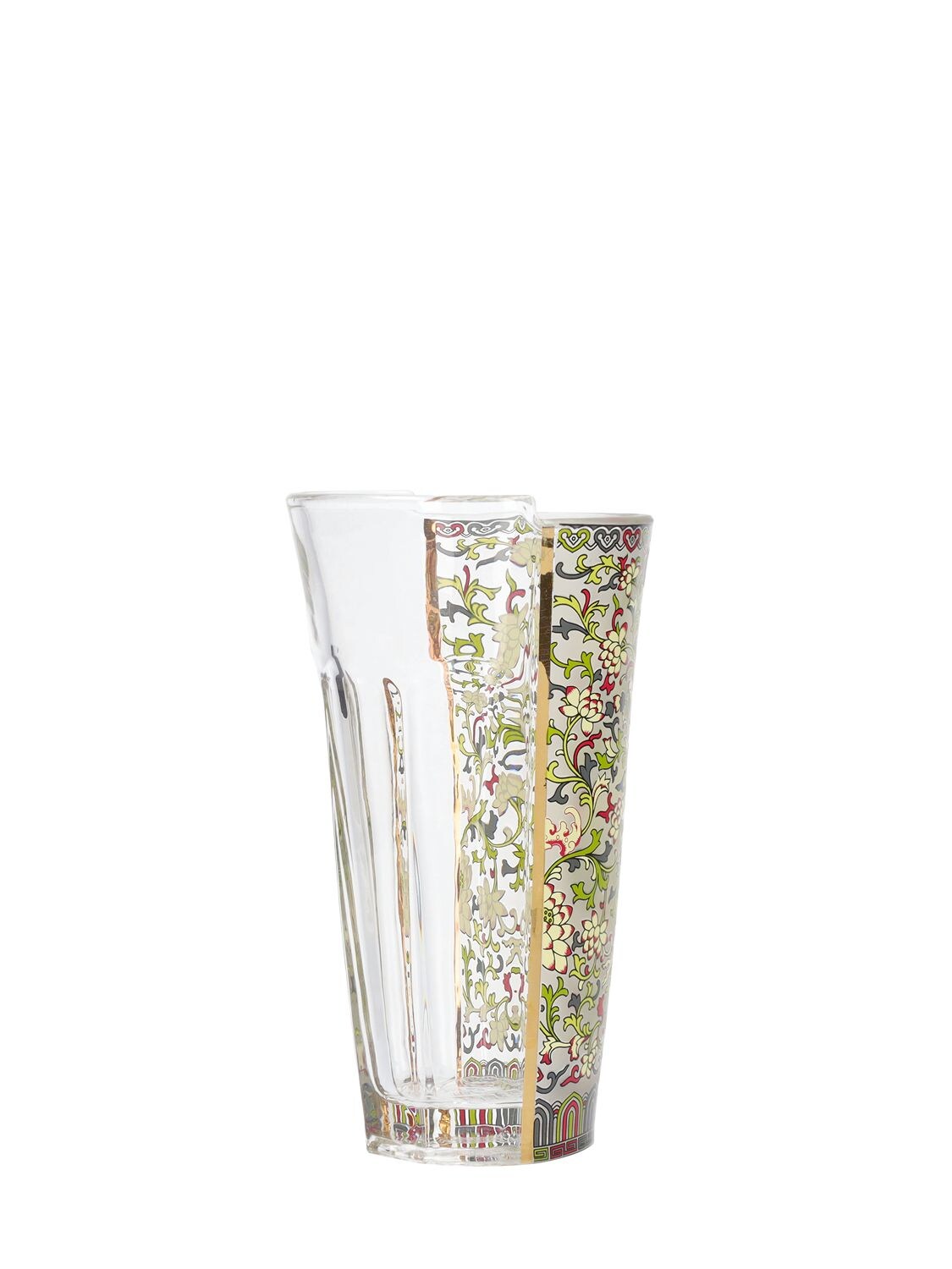 Shop Seletti Set Of 3 Hybrid Clarice Tumblers In Multicolor