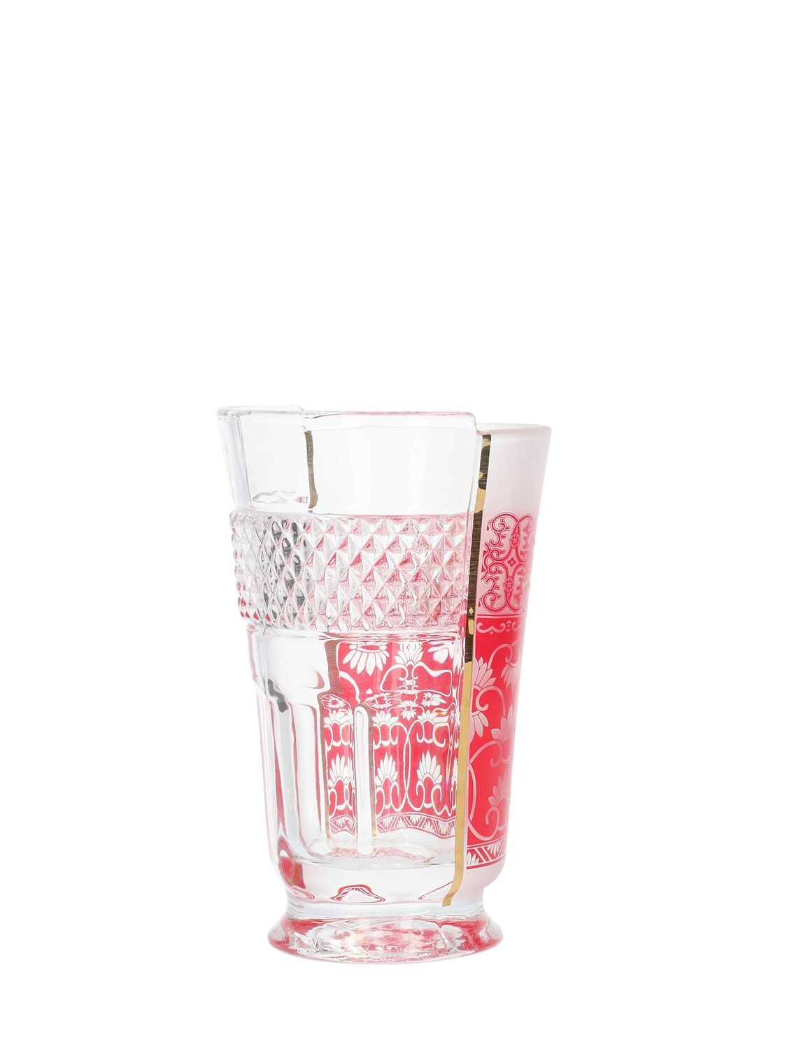 Shop Seletti Set Of 3 Hybrid Clarice Tumblers In Multicolor