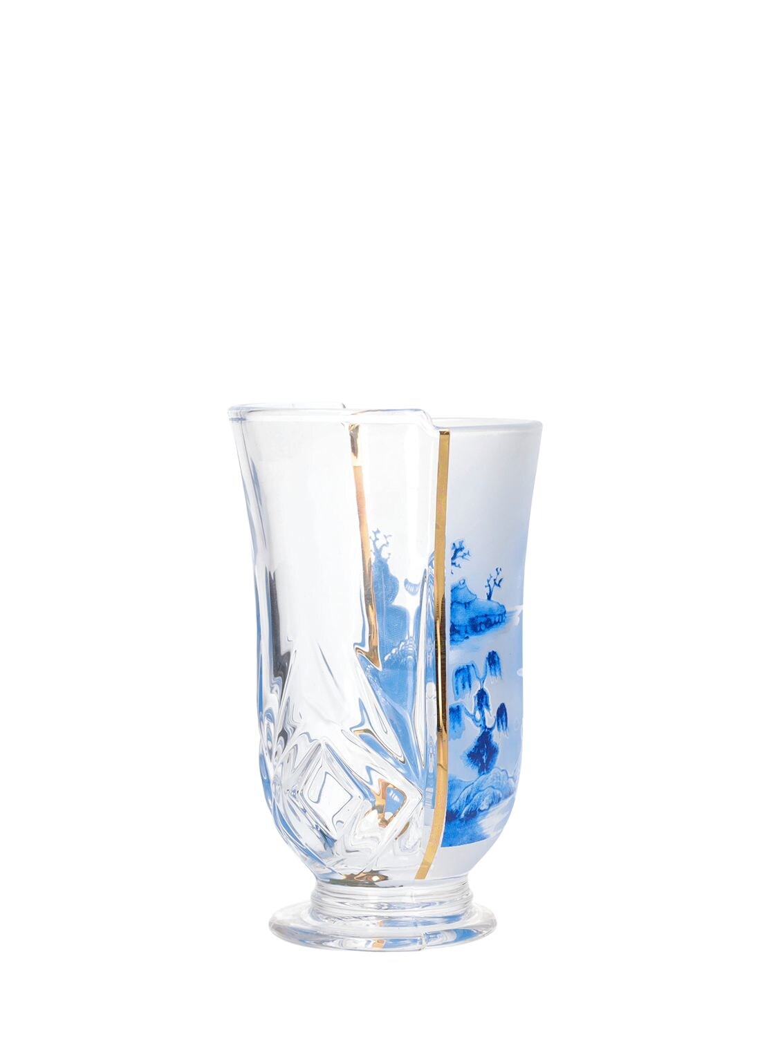 Shop Seletti Set Of 3 Hybrid Clarice Tumblers In Multicolor