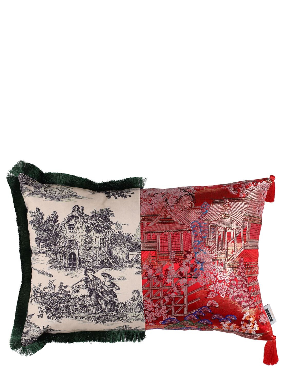 Shop Seletti Pirra Hybrid Cushion In Multicolor