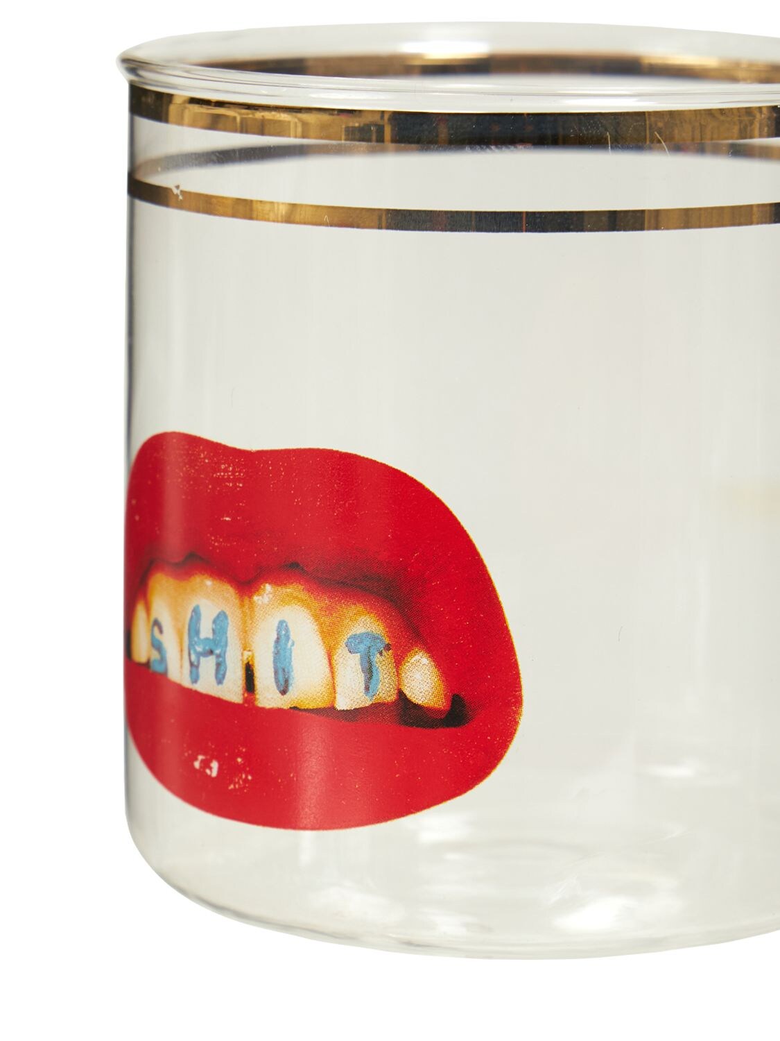 Shop Seletti Shit Glass In Transparent