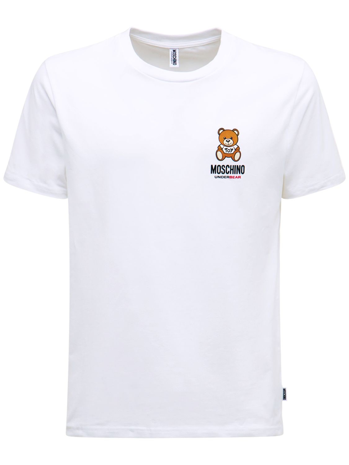 MOSCHINO UNDERWEAR Teddy Print Cotton Jersey T-shirt