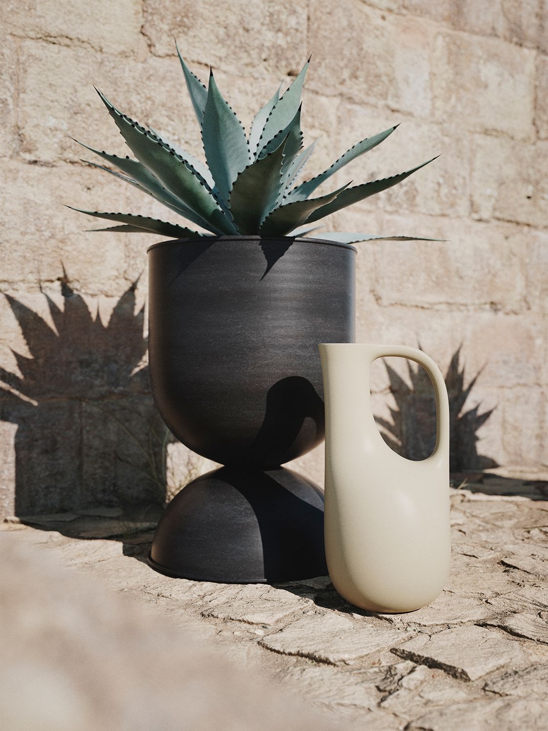 Shop Ferm Living Liba Watering Can In Cashmere