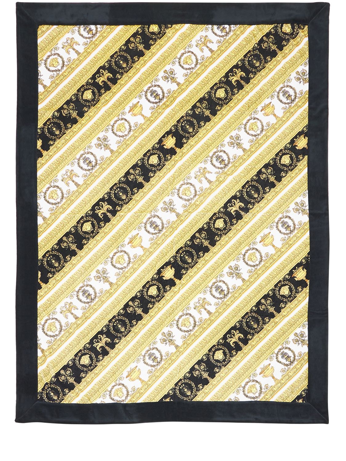 Shop Versace Heart Baroque Towel In Multicolor