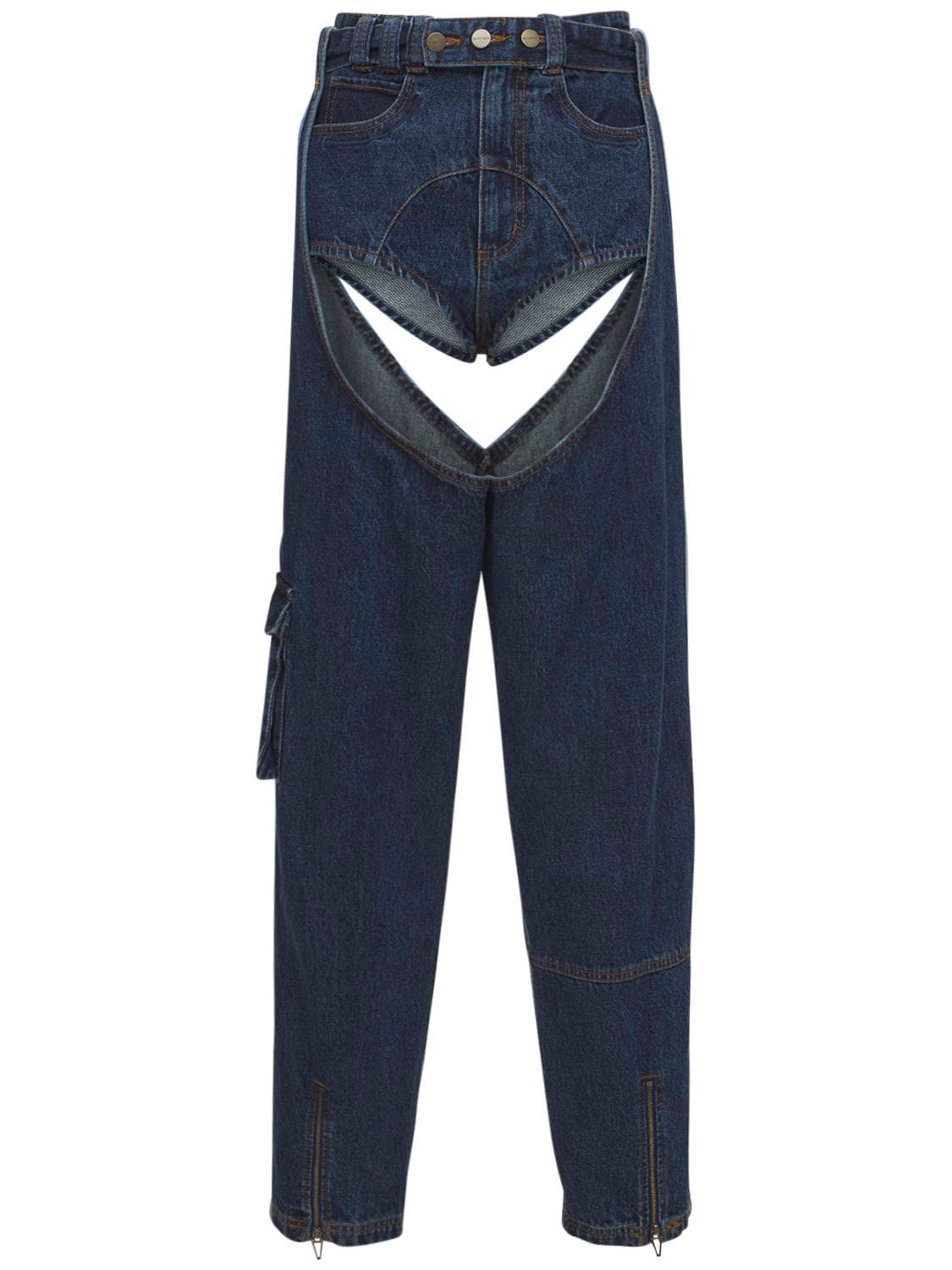 ADIDAS X IVY PARK IVY PARK 2-IN-1 DENIM CHAPS 74I0Y9005-REFSSYBERU5JTQ2
