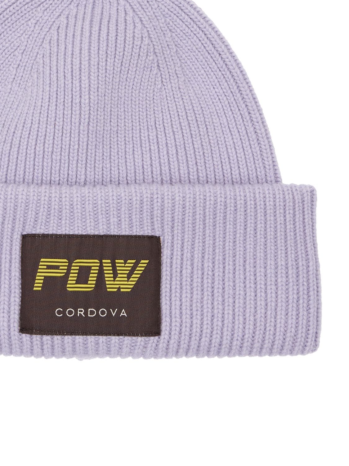 Shop Cordova The Pow Wool Beanie In Purple,brown