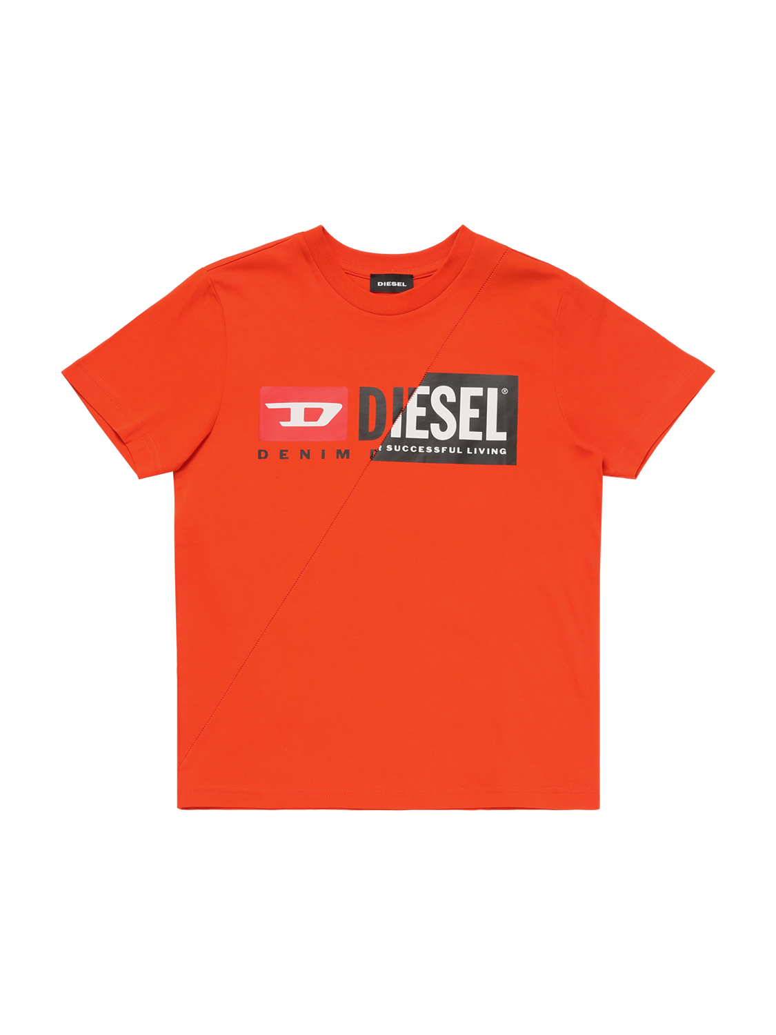 T-shirt Aus Baumwolljersey Mit Logodruck