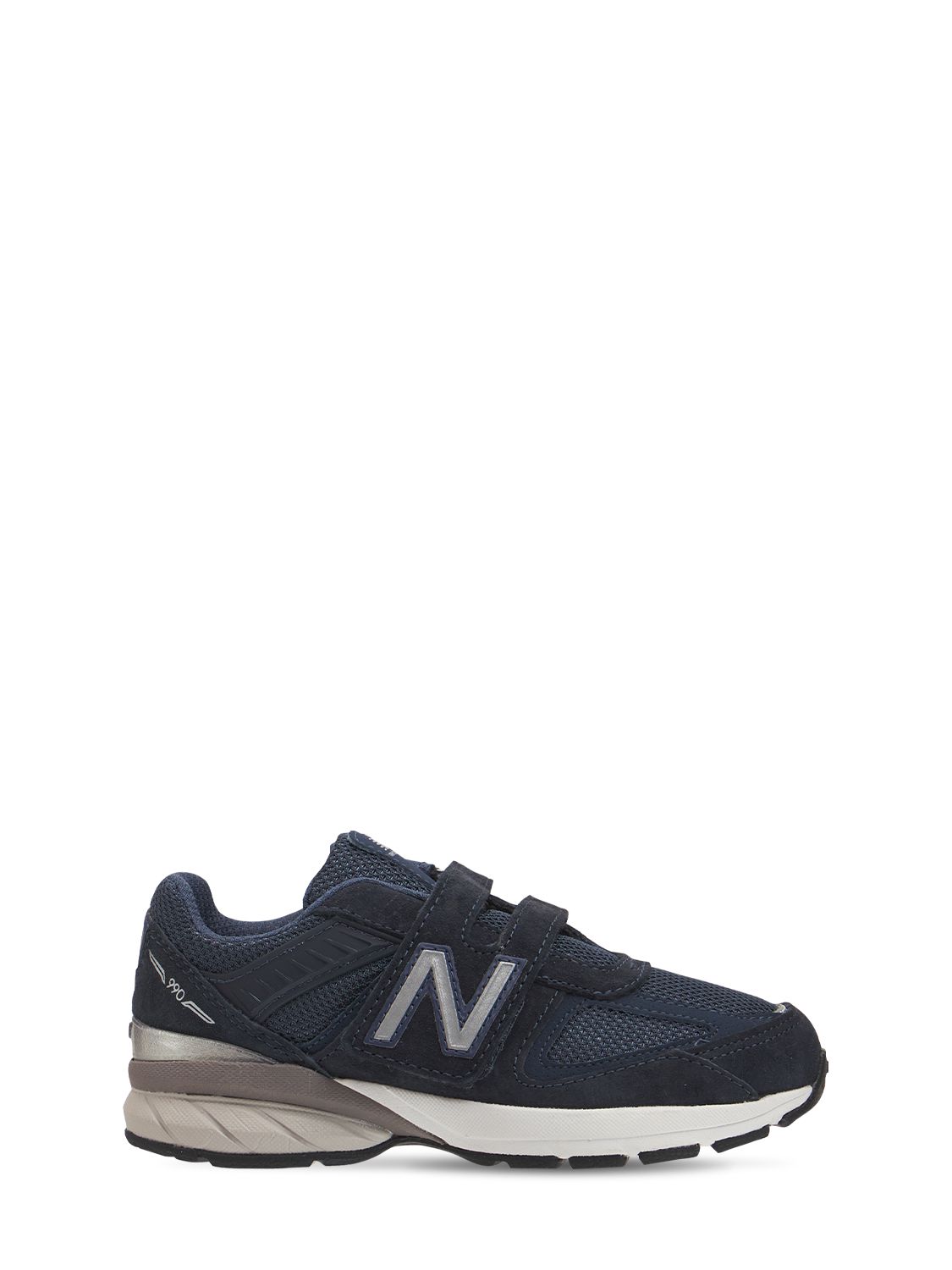 Riemensneakers Aus Mesh Und Wildleder "574"