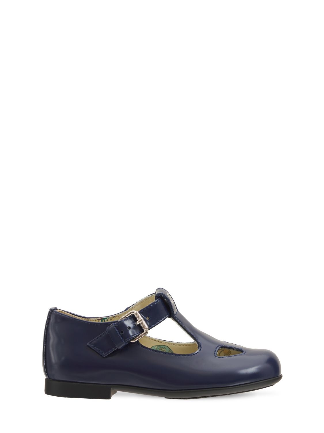 Gucci Kids' 10mm Mary Jane Patent Leather Loafers In Navy