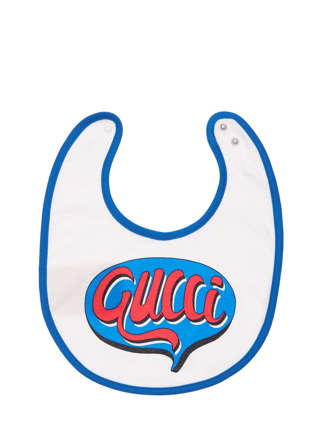 Gucci Kids' Comics Cotton Bib In White