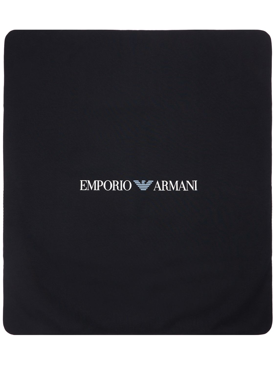 Decke Aus Baumwolljersey Mit Logodruck