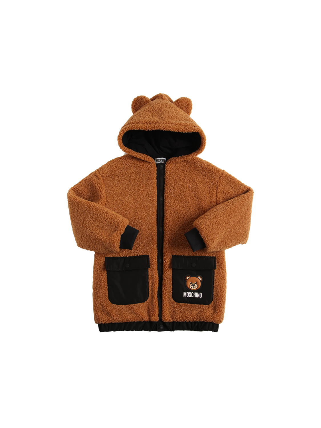 Teddyjacke Mit Ohrenkapuze