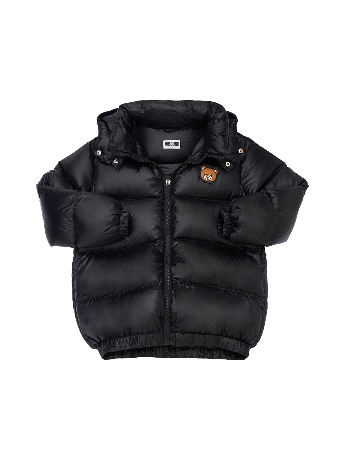 Daunenjacke Aus Nylon Mit Logodruck