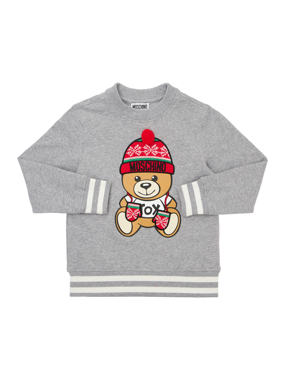 Sweatshirt Aus Baumwolle Mit Weihnachtsmotiv