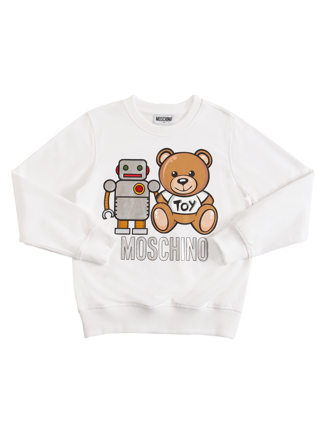 Sweatshirt Aus Baumwolle Mit Druck