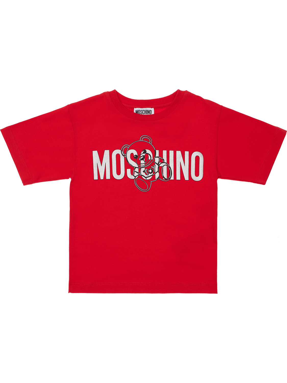 T-shirt Aus Baumwolljersey Mit Logodruck