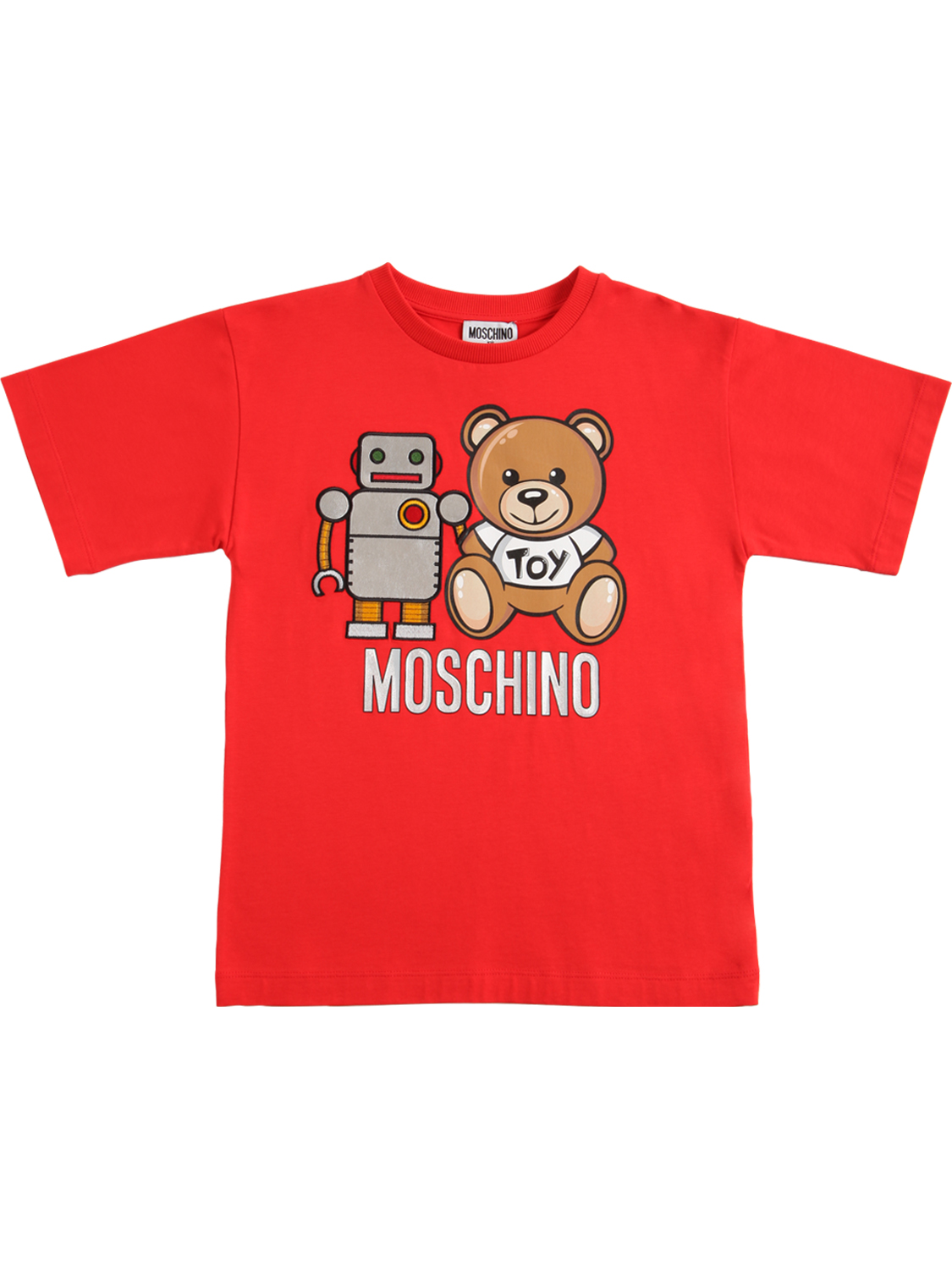 T-shirt Aus Baumwolljersey Mit Druck