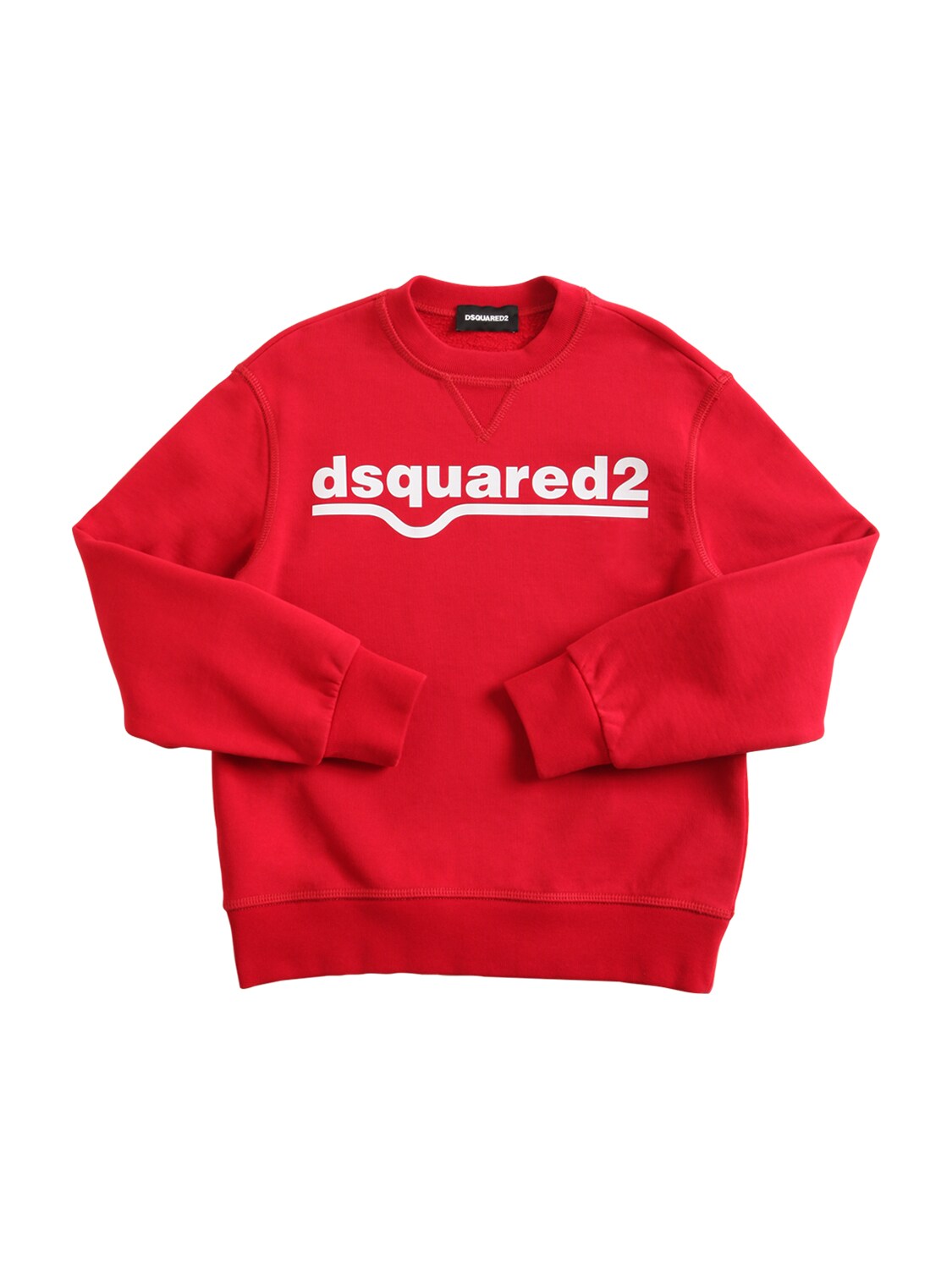 DSQUARED2 LOGO PRINT COTTON SWEATSHIRT,74I199012-RFE0MDU1