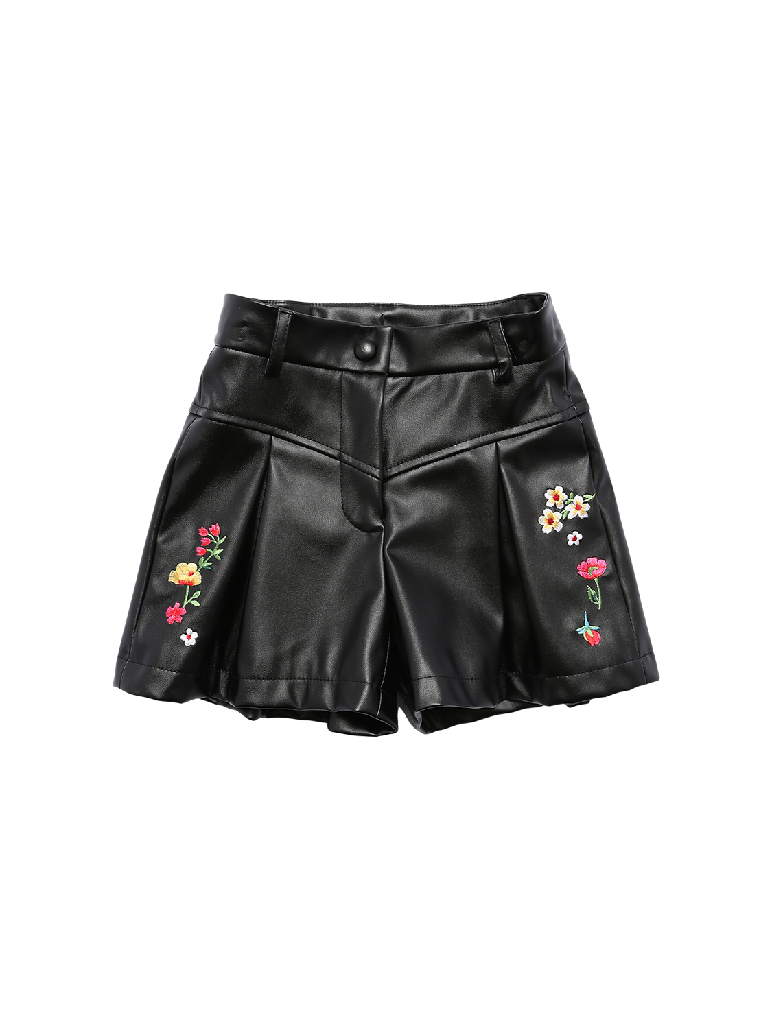 Shorts Aus Kunstleder