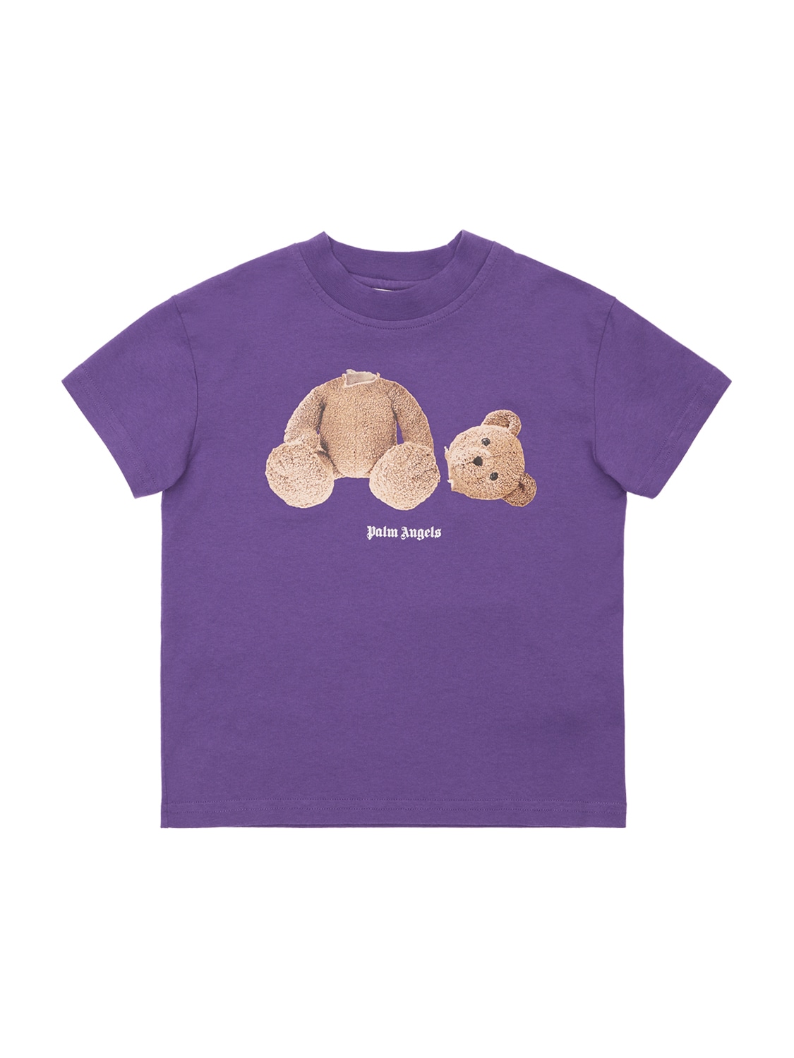 Bear Print Cotton Jersey T-shirt