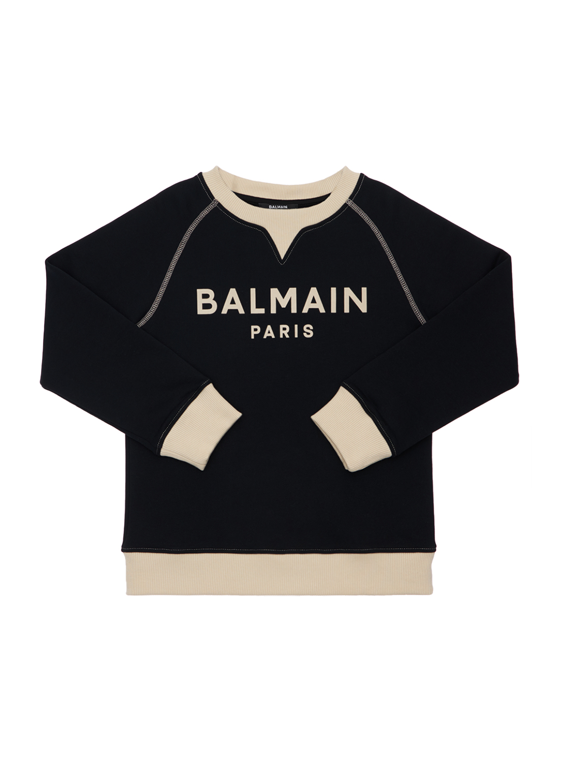 Sweatshirt Aus Baumwolle Mit Logodruck