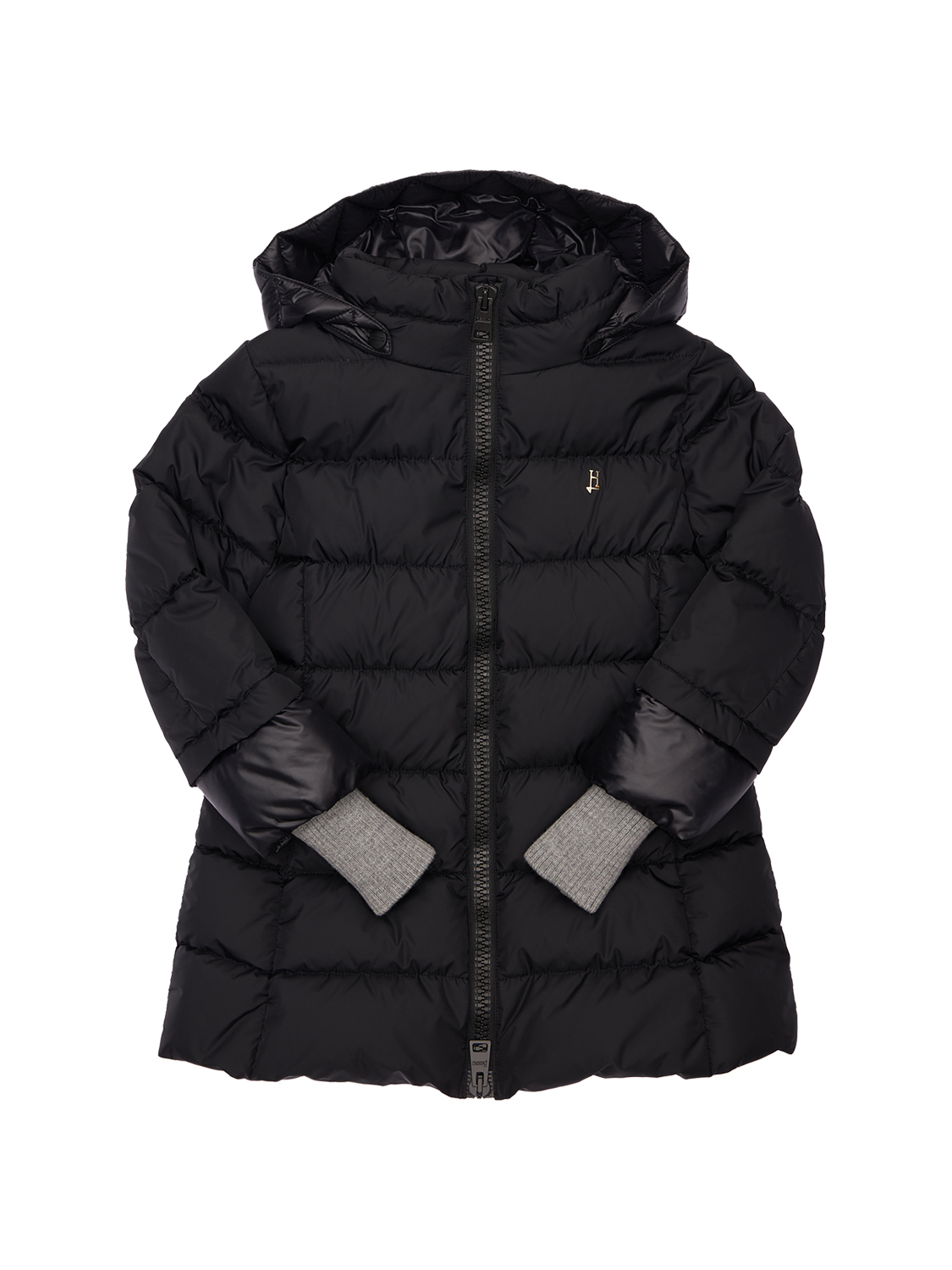 Daunenjacke Aus Nylon Mit Kapuze