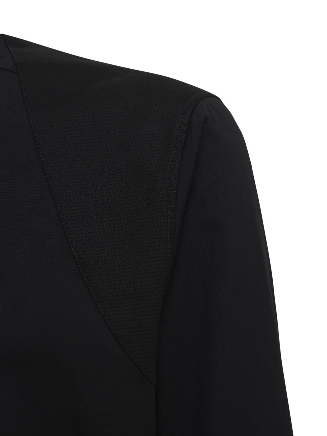 Shop Alexander Mcqueen Stretch Cotton Shirt W/ Harness In Black