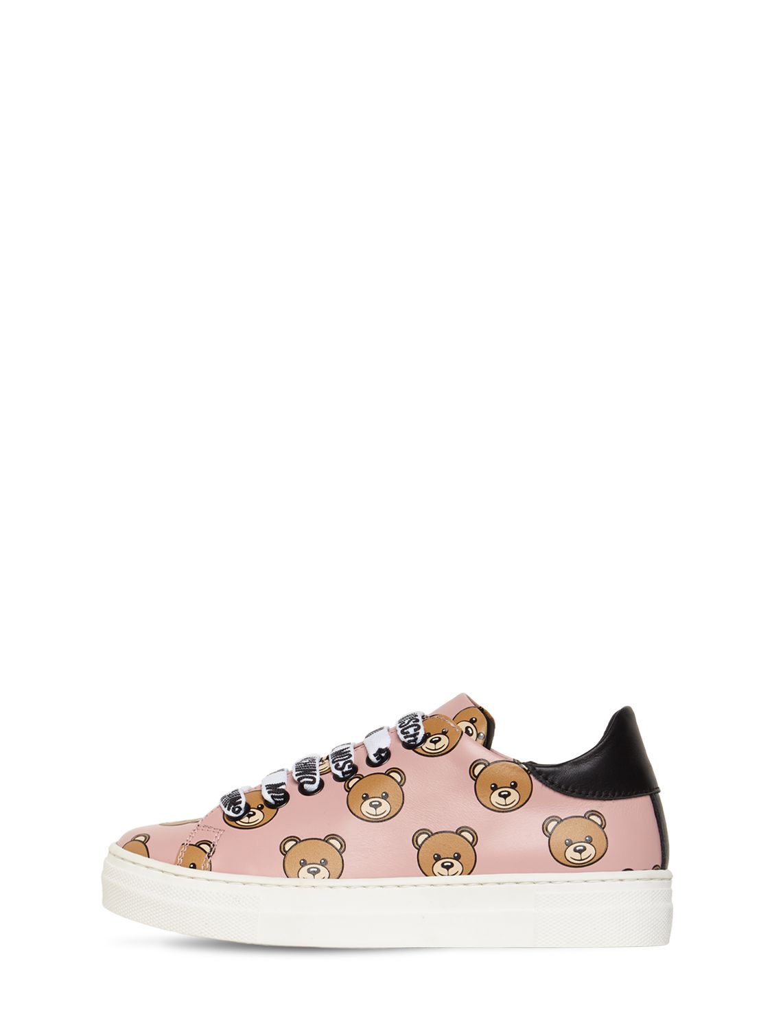 Moschino - Sneakers in pelle - Rosa | Luisaviaroma