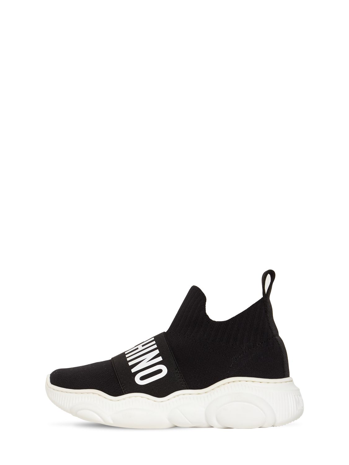 Sockensneakers Aus Strick Mit Logo