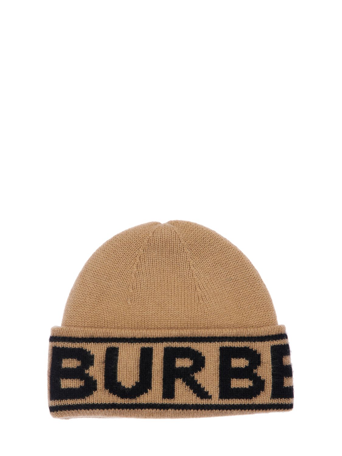 Beaniemütze Aus Wollstrick Mit Logointarsie