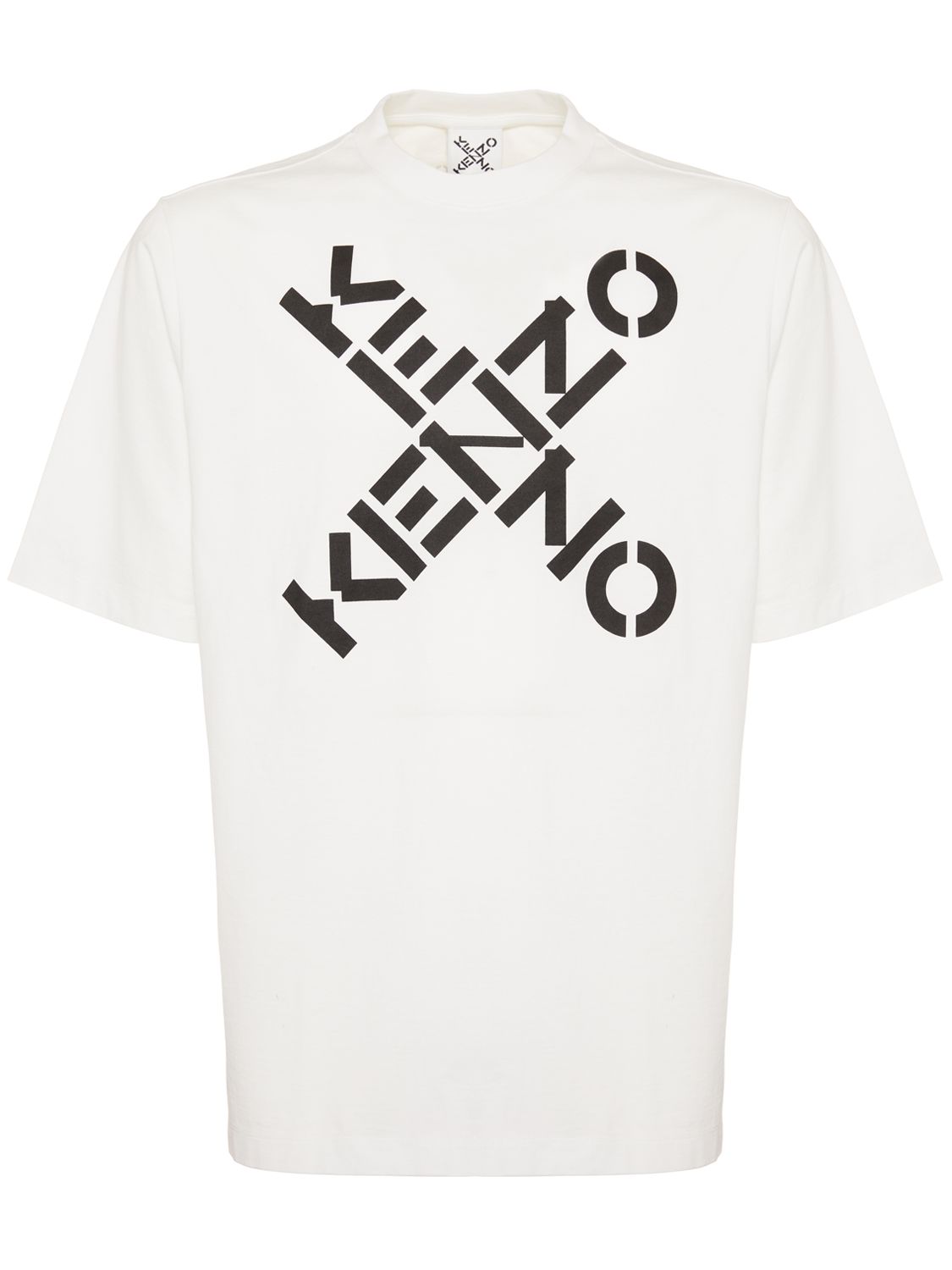 Oversized Sport-t-shirt Aus Baumwolle